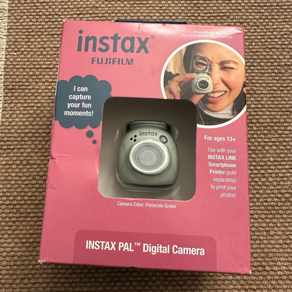Fujifilm Instax PAL Digital Camera in Pistachio Green